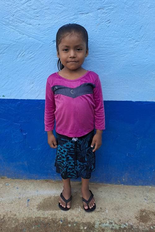An unsponsored girl named Kimberly from Guatemala who has waited 598 days for a sponsor.