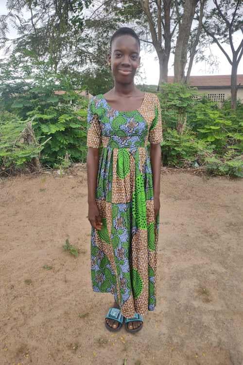 An unsponsored girl named Davi from Togo who lives in an AIDS-affected area, is vulnerable to exploitation and has waited 473 days for a sponsor.