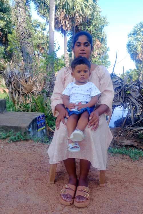 An unsponsored girl named Anaakira from Sri Lanka who has waited 591 days for a sponsor.