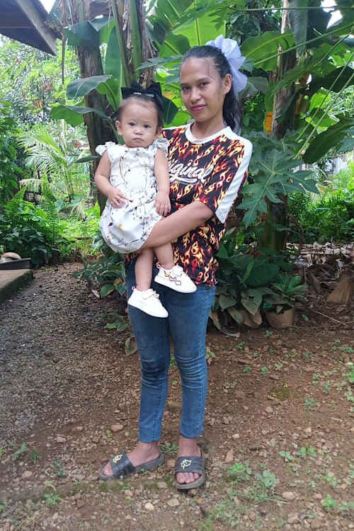 An unsponsored girl named Samantha from Philippines who has waited 570 days for a sponsor.