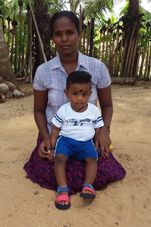 An unsponsored boy named Thirushik from Sri Lanka who has waited 622 days for a sponsor.