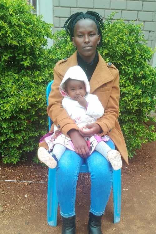 An unsponsored girl named Semeyian from Kenya who lives in an AIDS-affected area and has waited 607 days for a sponsor.