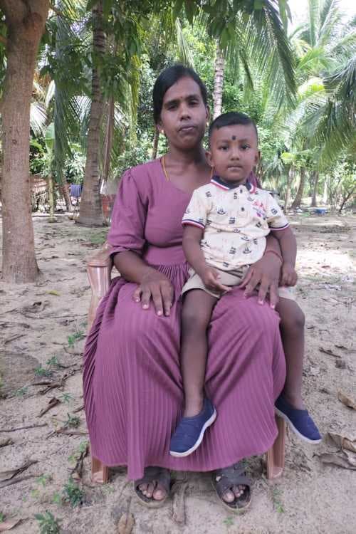 An unsponsored boy named Sashvin from Sri Lanka who has waited 599 days for a sponsor.