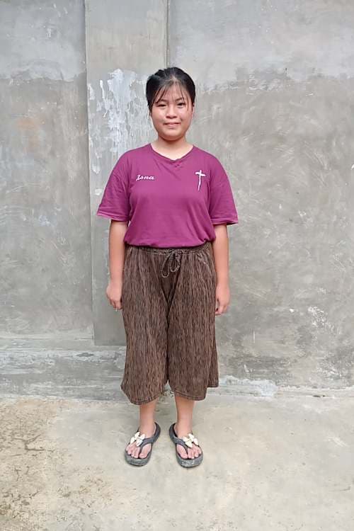 An unsponsored girl named Asna from Indonesia who has waited 341 days for a sponsor.