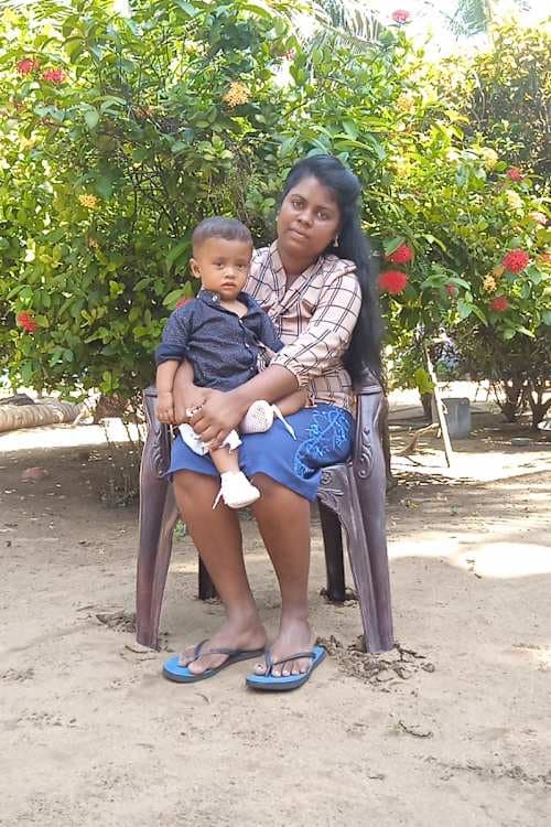 An unsponsored boy named Lithees from Sri Lanka who has waited 533 days for a sponsor.