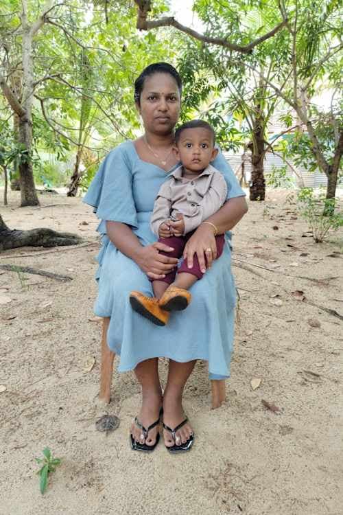 An unsponsored boy named Vikash from Sri Lanka who has waited 554 days for a sponsor.