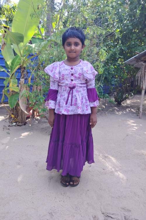 An unsponsored girl named Suthiksha from Sri Lanka who has waited 531 days for a sponsor.