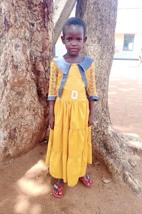 An unsponsored girl named Paulina from Tanzania who lives in an AIDS-affected area, is vulnerable to exploitation and has waited 497 days for a sponsor.
