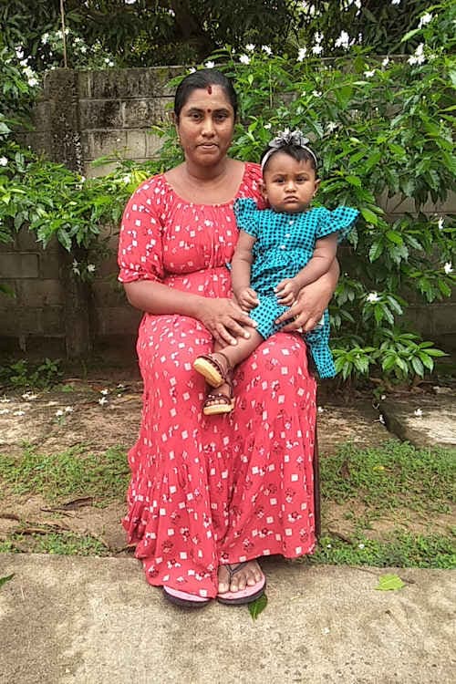An unsponsored girl named Sasdika from Sri Lanka who has waited 548 days for a sponsor.