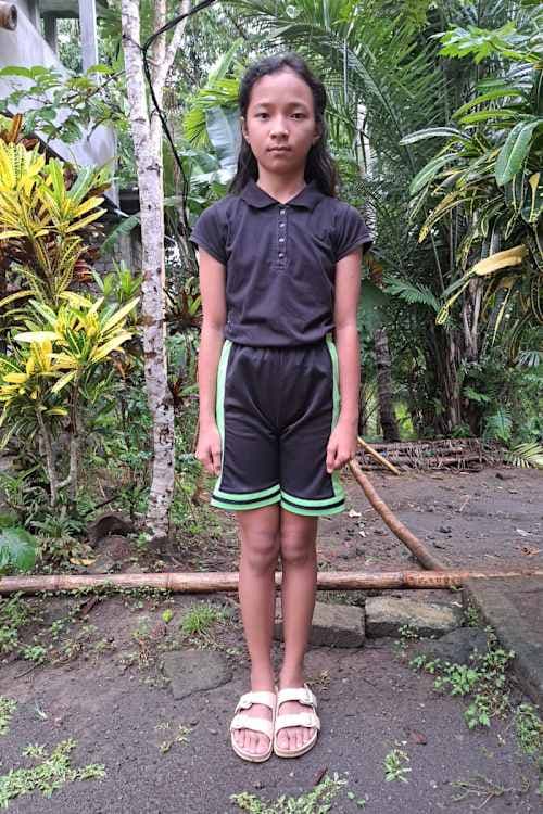 An unsponsored girl named Nona from Indonesia who has waited 416 days for a sponsor.