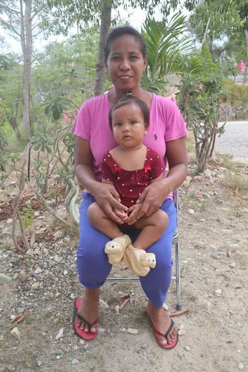 An unsponsored girl named Tasya from Indonesia who has waited 499 days for a sponsor.
