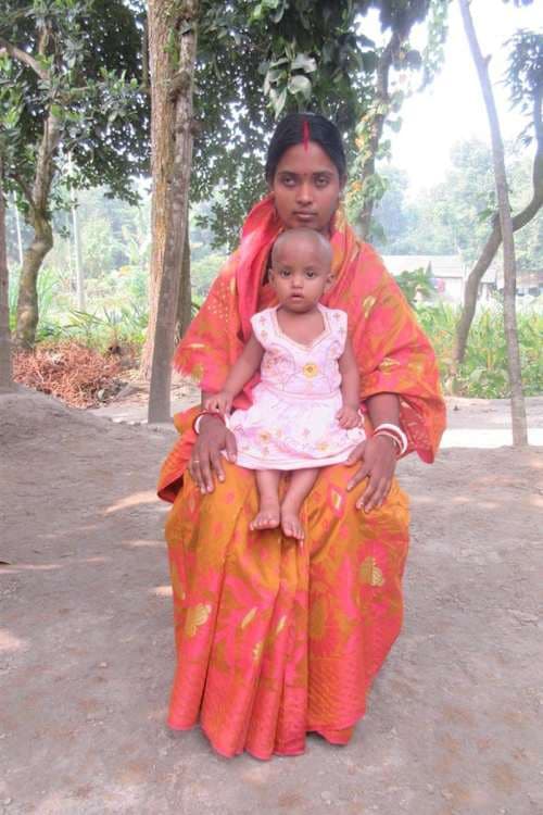 An unsponsored girl named Sacchalata from Bangladesh who is vulnerable to exploitation and has waited 584 days for a sponsor.