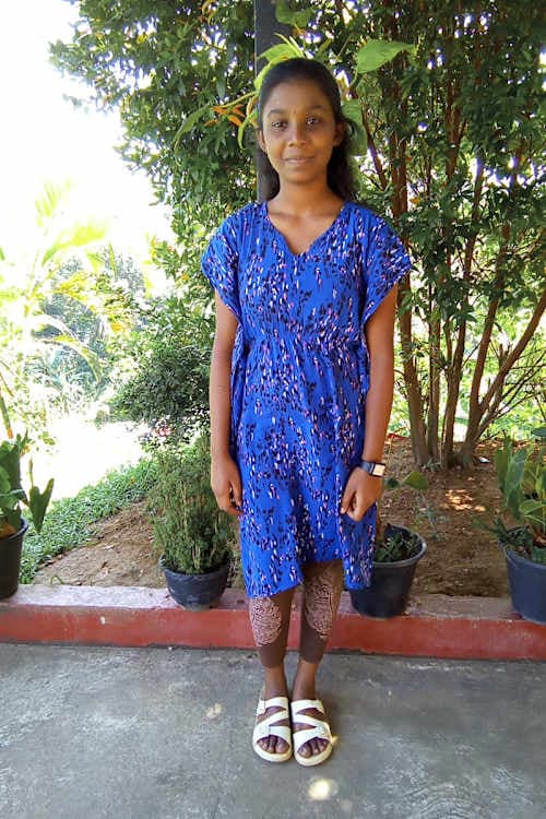 An unsponsored girl named Jegathwashani from Sri Lanka who has waited 136 days for a sponsor.