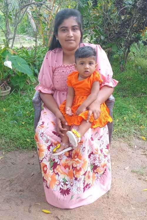 An unsponsored girl named Danuli from Sri Lanka who has waited 546 days for a sponsor.
