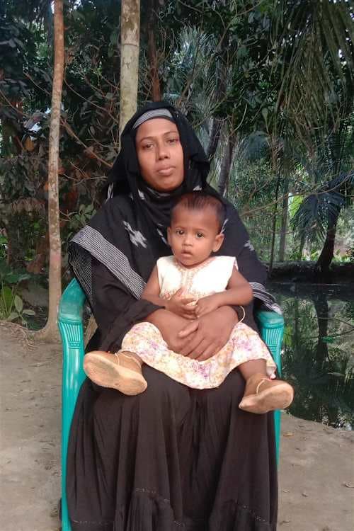 An unsponsored girl named Nafisa from Bangladesh who is vulnerable to exploitation and has waited 562 days for a sponsor.