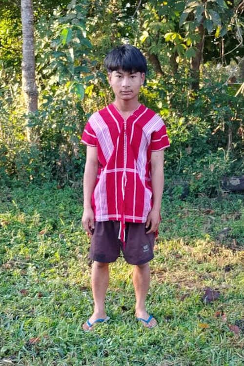 An unsponsored boy named Wayupha from Thailand who has waited 345 days for a sponsor.