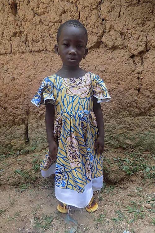 An unsponsored girl named Reyinatou from Togo who lives in an AIDS-affected area, is vulnerable to exploitation and has waited 459 days for a sponsor.