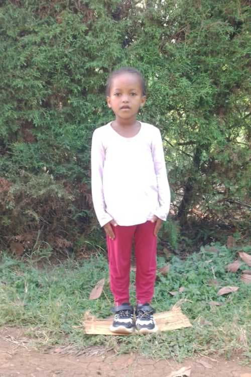 An unsponsored girl named Kasia from Ethiopia who lives in an AIDS-affected area, is vulnerable to exploitation and has waited 486 days for a sponsor.