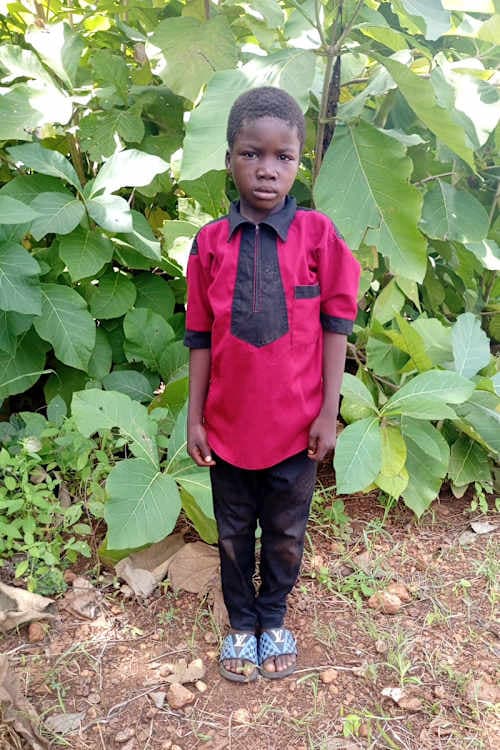 An unsponsored boy named Manlereba from Burkina Faso who lives in an AIDS-affected area, is vulnerable to exploitation and has waited 545 days for a sponsor.