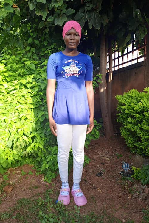 An unsponsored girl named Oumou from Burkina Faso who lives in an AIDS-affected area, is vulnerable to exploitation and has waited 506 days for a sponsor.