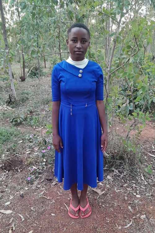 An unsponsored girl named Niyonshima from Rwanda who lives in an AIDS-affected area, is vulnerable to exploitation and has waited 390 days for a sponsor.
