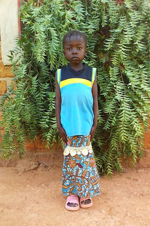 An unsponsored girl named Divine from Burkina Faso who lives in an AIDS-affected area, is vulnerable to exploitation and has waited 497 days for a sponsor.