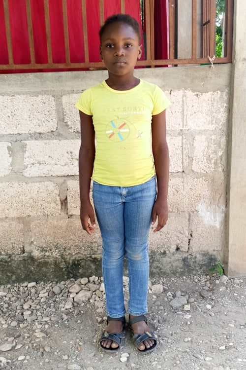 An unsponsored girl named Falencia from Haiti who is vulnerable to exploitation and has waited 661 days for a sponsor.