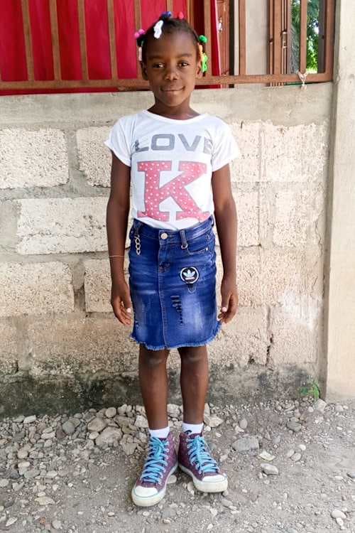 An unsponsored girl named Shanaicka from Haiti who is vulnerable to exploitation and has waited 649 days for a sponsor.