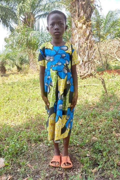 An unsponsored girl named Safiatou from Togo who lives in an AIDS-affected area, is vulnerable to exploitation and has waited 476 days for a sponsor.