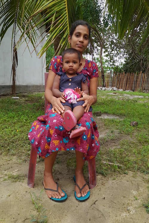 An unsponsored girl named Liyora from Sri Lanka who has waited 480 days for a sponsor.