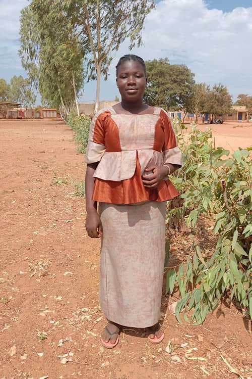 An unsponsored girl named Zalissa from Burkina Faso who lives in an AIDS-affected area, is vulnerable to exploitation and has waited 340 days for a sponsor.