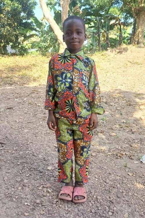An unsponsored boy named Elom from Togo who lives in an AIDS-affected area, is vulnerable to exploitation and has waited 461 days for a sponsor.