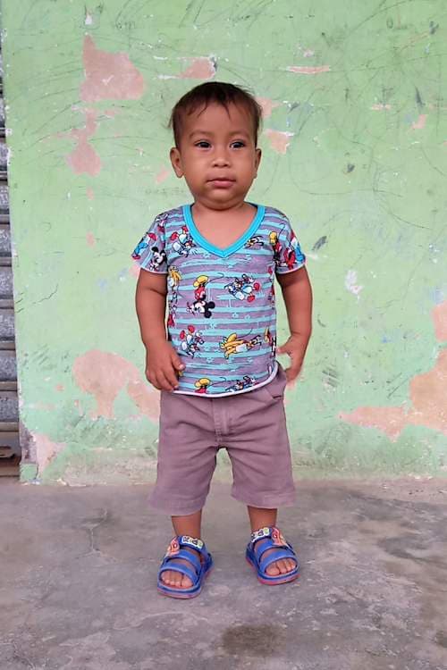 An unsponsored boy named Tadeo from Ecuador who has waited 562 days for a sponsor.