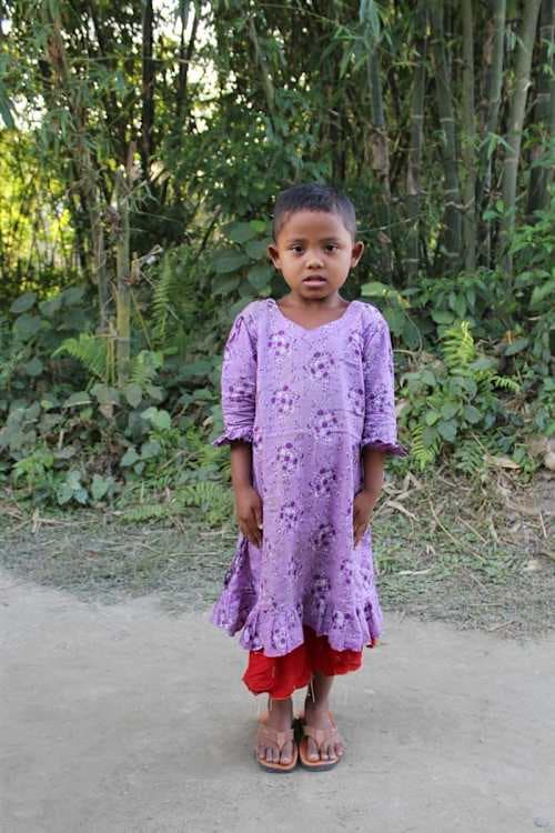 An unsponsored girl named Madhumita from Bangladesh who is vulnerable to exploitation and has waited 522 days for a sponsor.