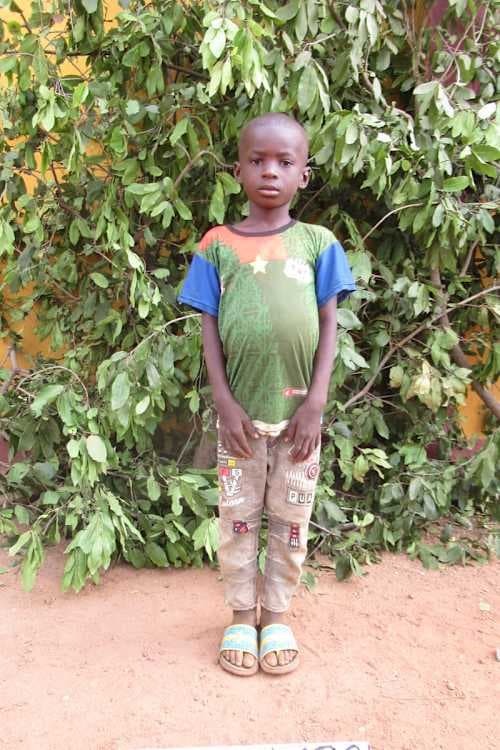 An unsponsored boy named Julien from Burkina Faso who lives in an AIDS-affected area, is vulnerable to exploitation and has waited 477 days for a sponsor.