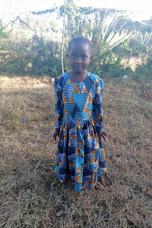 An unsponsored girl named Rael from Kenya who lives in an AIDS-affected area and has waited 474 days for a sponsor.