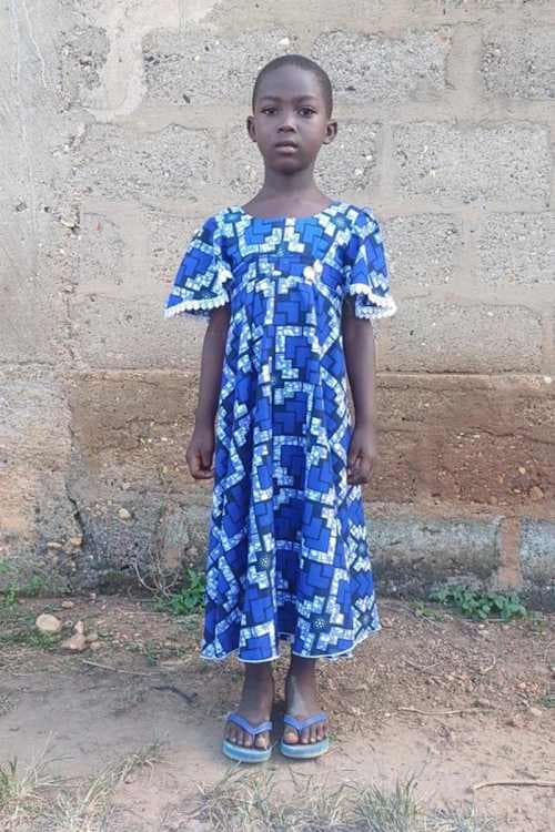An unsponsored girl named Victoire from Togo who lives in an AIDS-affected area, is vulnerable to exploitation and has waited 466 days for a sponsor.