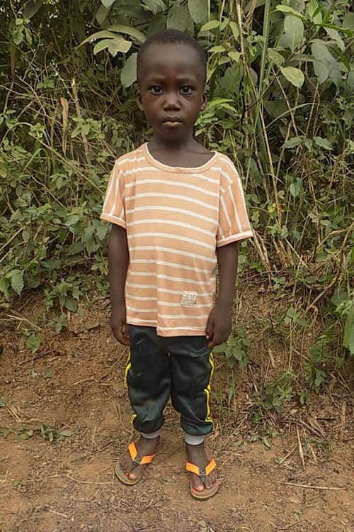 An unsponsored boy named Bastou from Togo who lives in an AIDS-affected area, is vulnerable to exploitation and has waited 455 days for a sponsor.