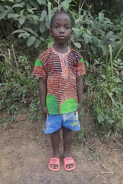 An unsponsored boy named Dieudonne from Togo who lives in an AIDS-affected area, is vulnerable to exploitation and has waited 455 days for a sponsor.