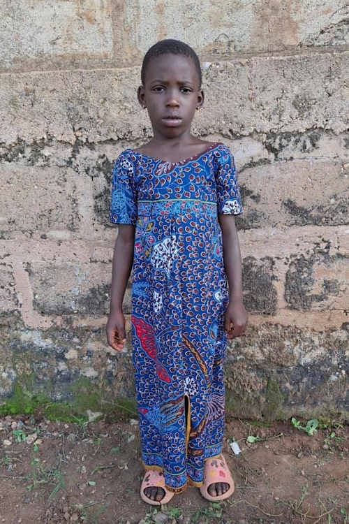 An unsponsored girl named Essowaba from Togo who lives in an AIDS-affected area, is vulnerable to exploitation and has waited 465 days for a sponsor.