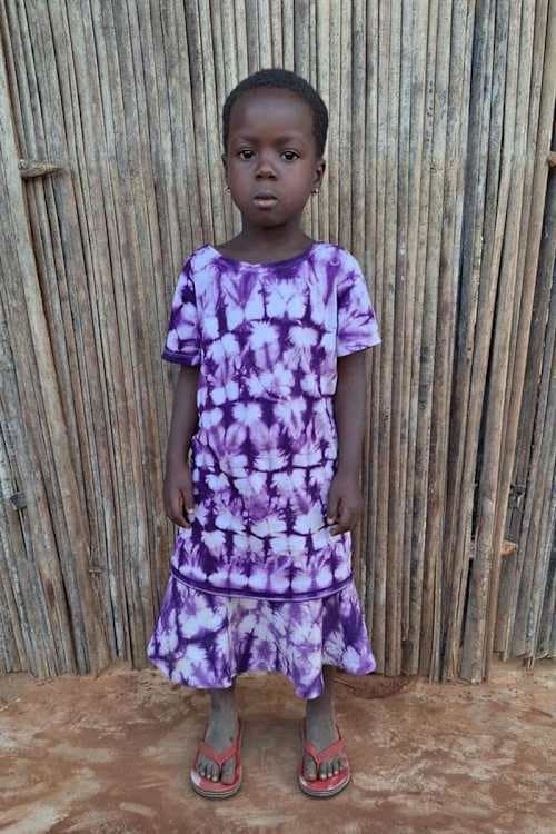 An unsponsored girl named Ange from Togo who lives in an AIDS-affected area, is vulnerable to exploitation and has waited 541 days for a sponsor.
