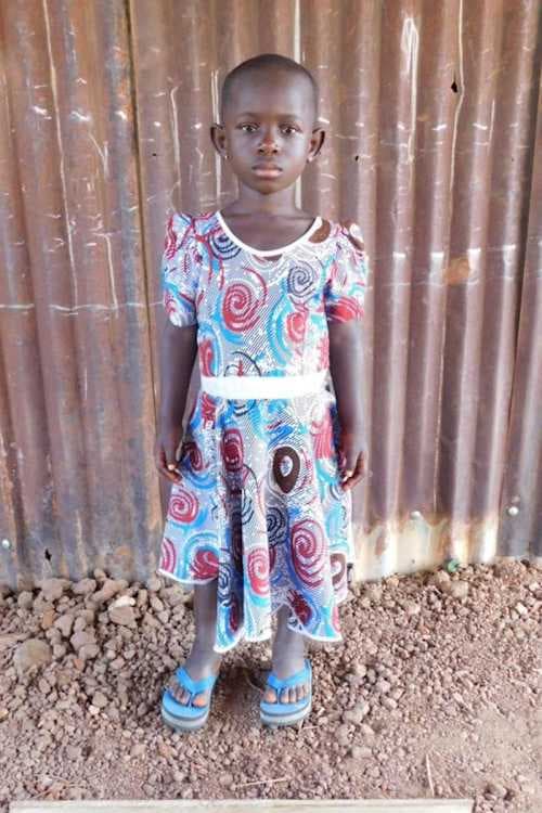 An unsponsored girl named Estela from Togo who lives in an AIDS-affected area, is vulnerable to exploitation and has waited 452 days for a sponsor.