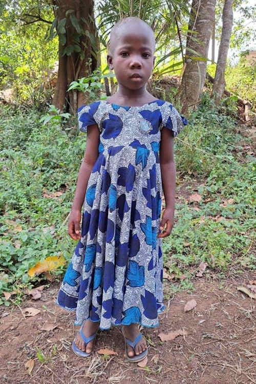 An unsponsored girl named Larissa from Togo who lives in an AIDS-affected area, is vulnerable to exploitation and has waited 467 days for a sponsor.