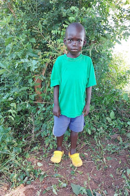 An unsponsored boy named Jerom from Uganda who lives in an AIDS-affected area, is vulnerable to exploitation and has waited 444 days for a sponsor.