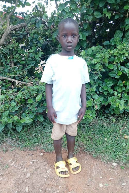 An unsponsored boy named Enock from Rwanda who lives in an AIDS-affected area, is vulnerable to exploitation and has waited 515 days for a sponsor.
