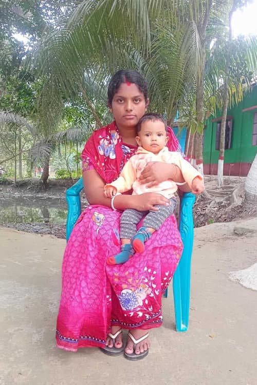 An unsponsored girl named Rajonya from Bangladesh who is vulnerable to exploitation and has waited 567 days for a sponsor.