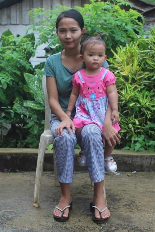 An unsponsored girl named Thea from Indonesia who has waited 558 days for a sponsor.