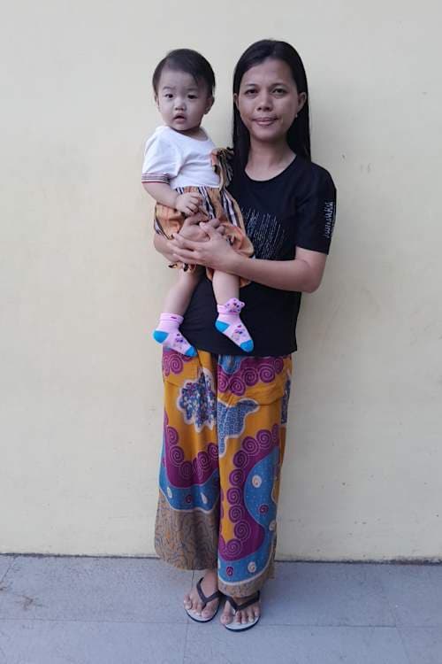 An unsponsored girl named Naila from Indonesia who has waited 532 days for a sponsor.