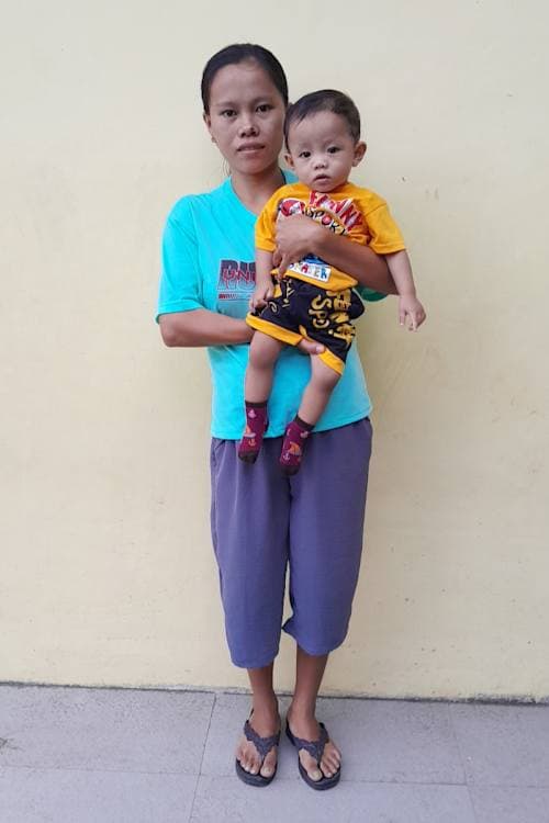 An unsponsored boy named Nevan from Indonesia who has waited 533 days for a sponsor.