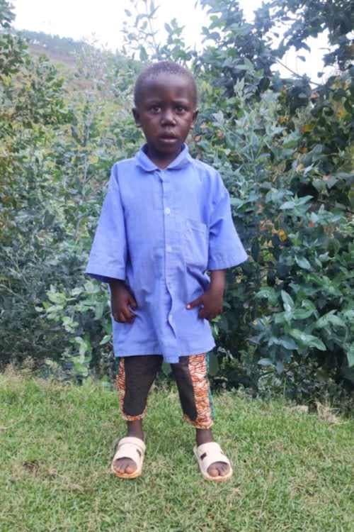 An unsponsored boy named Irakoze from Rwanda who lives in an AIDS-affected area, is vulnerable to exploitation and has waited 451 days for a sponsor.